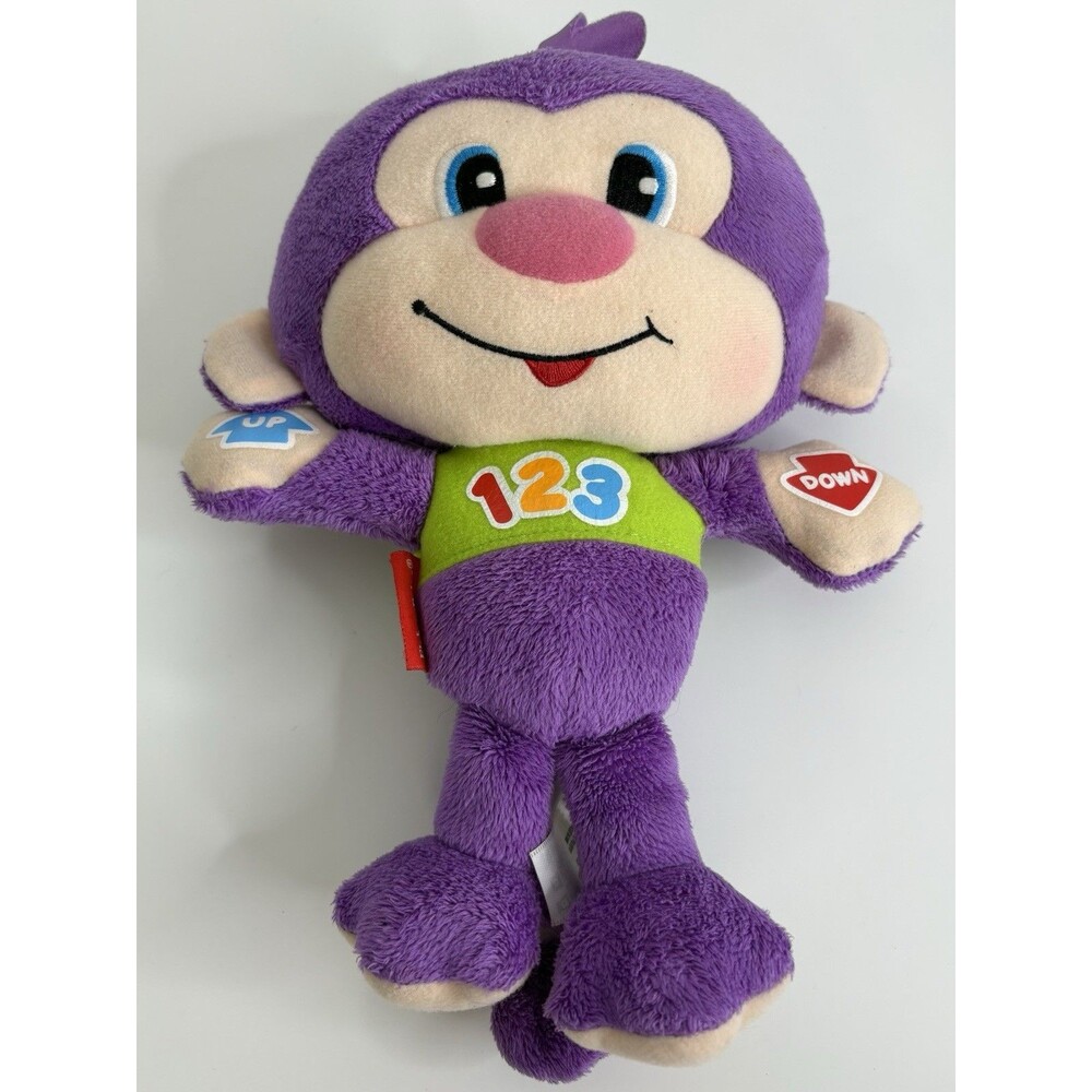 Fisher-Price Laugh & Learn Learning Opposites Monkey Plush Stuffed Toy 10” 2013
